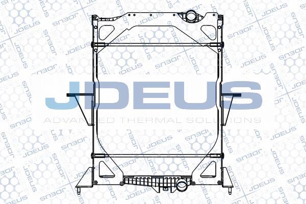 Jdeus M-1310120 - Радиатор, охлаждение двигателя autosila-amz.com