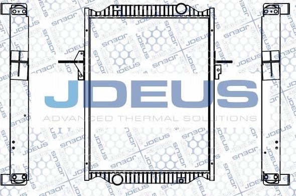 Jdeus M-1230930 - Радиатор, охлаждение двигателя autosila-amz.com
