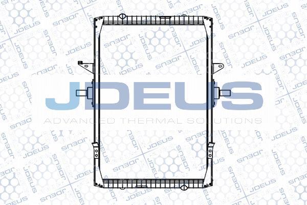 Jdeus M-1230080 - Радиатор, охлаждение двигателя autosila-amz.com