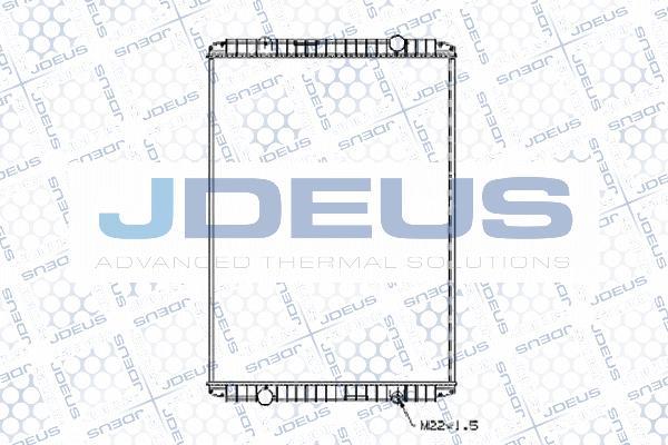 Jdeus M-123008B - Радиатор, охлаждение двигателя autosila-amz.com