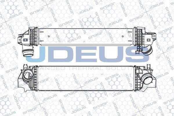 Jdeus M-805088A - Интеркулер, теплообменник турбины autosila-amz.com