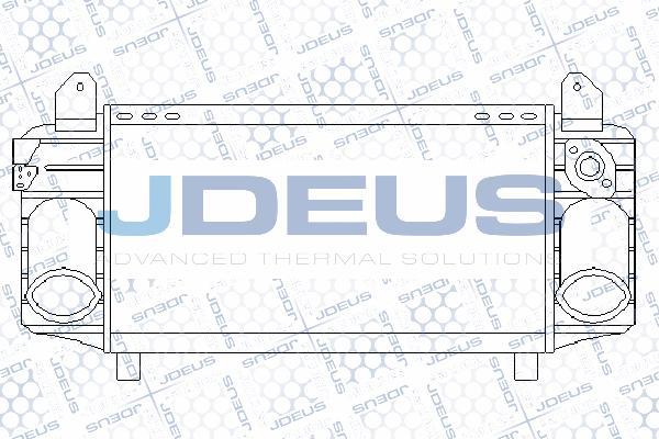 Jdeus M-801067A - Интеркулер, теплообменник турбины autosila-amz.com
