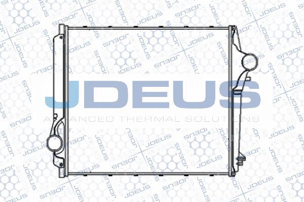 Jdeus M-831011A - Интеркулер, теплообменник турбины autosila-amz.com