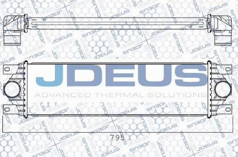 Jdeus M-823136A - Интеркулер, теплообменник турбины autosila-amz.com