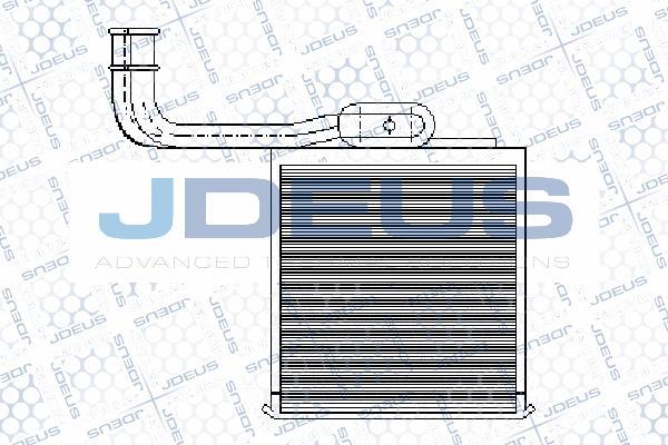 Jdeus M-242001A - Теплообменник, отопление салона autosila-amz.com