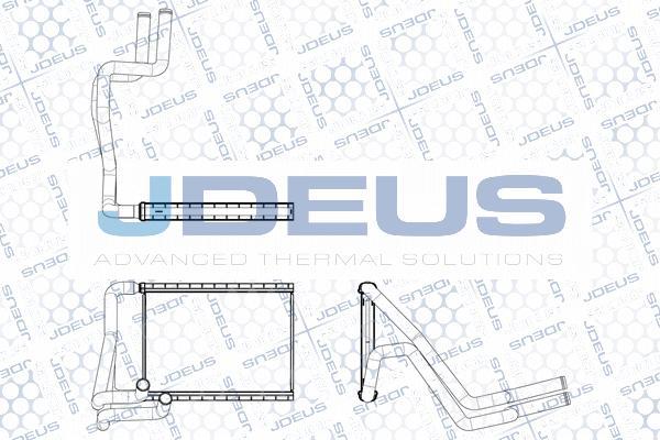 Jdeus M-2540440 - Теплообменник, отопление салона autosila-amz.com