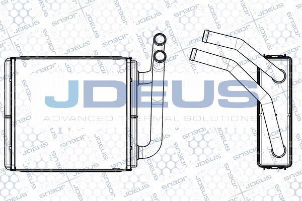 Jdeus M-254014A - Теплообменник, отопление салона autosila-amz.com