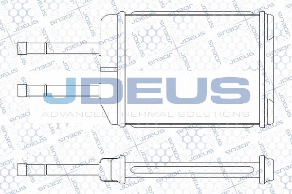Jdeus M-2560250 - Теплообменник, отопление салона autosila-amz.com