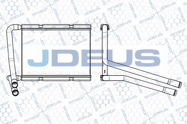 Jdeus M-2650050 - Теплообменник, отопление салона autosila-amz.com