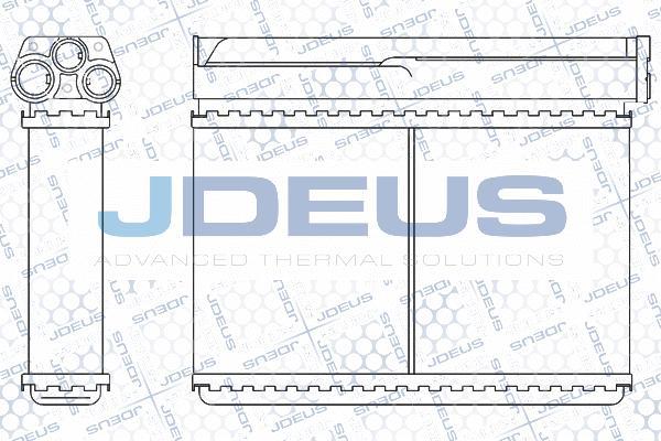 Jdeus M-205045A - Теплообменник, отопление салона autosila-amz.com