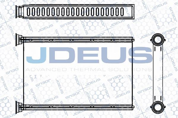 Jdeus M-2050680 - Теплообменник, отопление салона autosila-amz.com