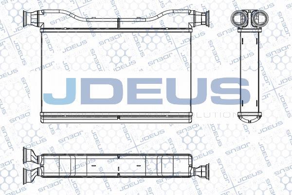 Jdeus M-2050860 - Теплообменник, отопление салона autosila-amz.com