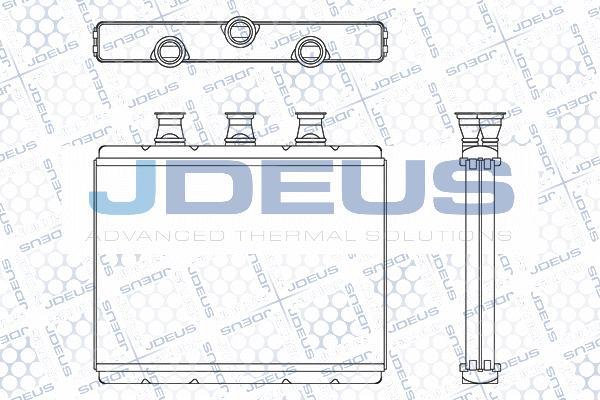 Jdeus M-2050250 - Теплообменник, отопление салона autosila-amz.com