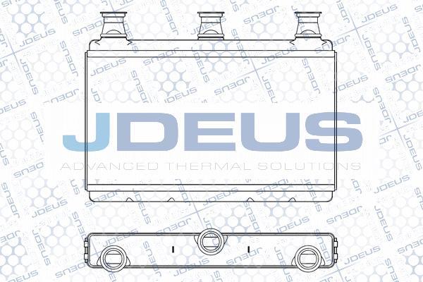 Jdeus M-2050230 - Теплообменник, отопление салона autosila-amz.com