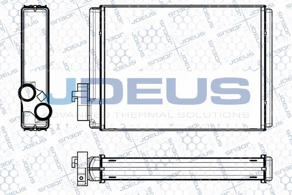 Jdeus M-2010430 - Теплообменник, отопление салона autosila-amz.com