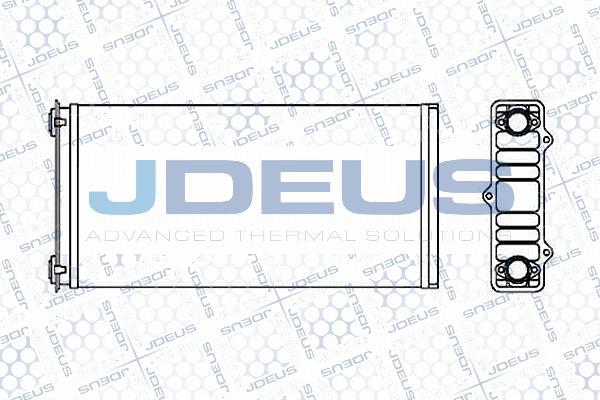 Jdeus M-2080010 - Теплообменник, отопление салона autosila-amz.com