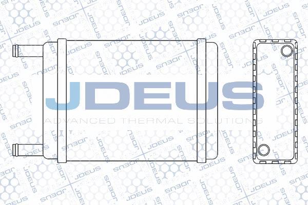 Jdeus M-2020000 - Теплообменник, отопление салона autosila-amz.com