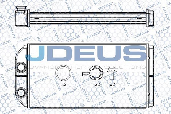 Jdeus M-2020200 - Теплообменник, отопление салона autosila-amz.com