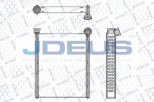 Jdeus M-2070390 - Теплообменник, отопление салона autosila-amz.com