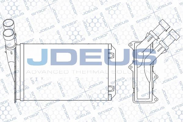 Jdeus M-2070730 - Теплообменник, отопление салона autosila-amz.com