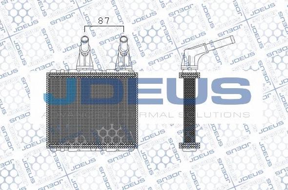 Jdeus M-2190310 - Теплообменник, отопление салона autosila-amz.com