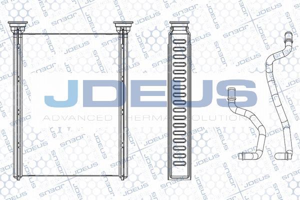 Jdeus M-2190230 - Теплообменник, отопление салона autosila-amz.com