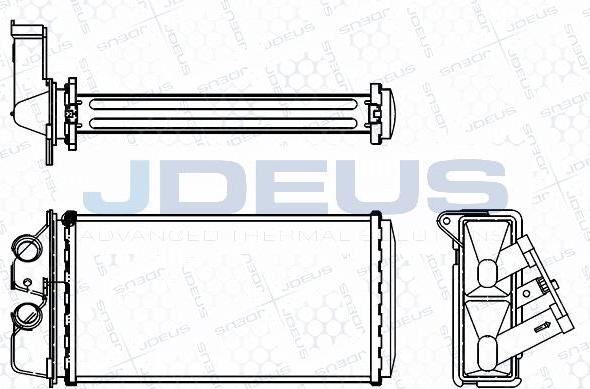 Jdeus M-2110890 - Теплообменник, отопление салона autosila-amz.com