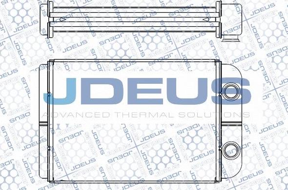 Jdeus M-2110840 - Теплообменник, отопление салона autosila-amz.com