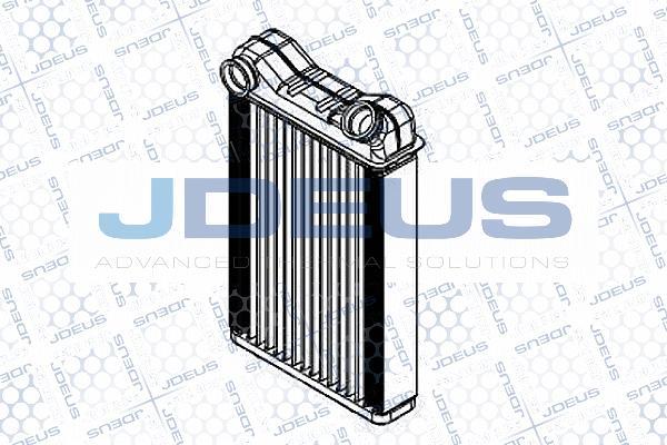 Jdeus M-211080A - Теплообменник, отопление салона autosila-amz.com