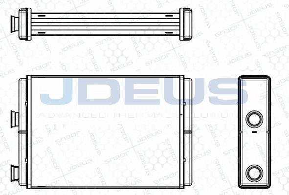 Jdeus M-2110710 - Теплообменник, отопление салона autosila-amz.com