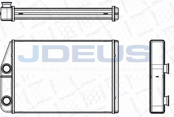 Jdeus M-2111210 - Теплообменник, отопление салона autosila-amz.com