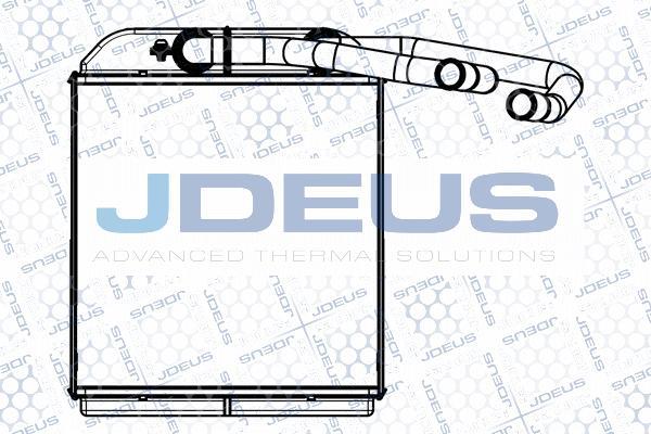 Jdeus M-2180300 - Теплообменник, отопление салона autosila-amz.com