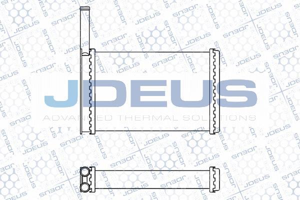 Jdeus M-2120180 - Теплообменник, отопление салона autosila-amz.com