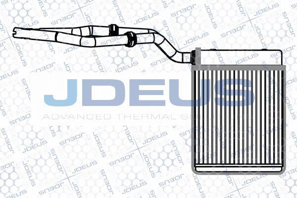 Jdeus M-212114A - Теплообменник, отопление салона autosila-amz.com