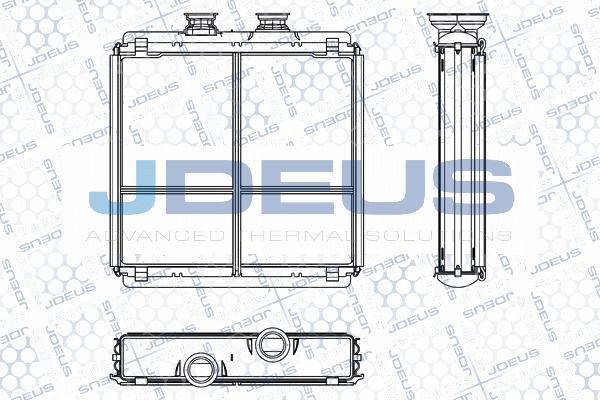 Jdeus M-2171050 - Теплообменник, отопление салона autosila-amz.com