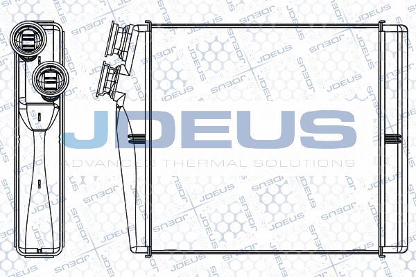Jdeus M-2310560 - Теплообменник, отопление салона autosila-amz.com