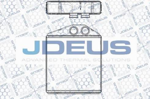 Jdeus M-2200850 - Теплообменник, отопление салона autosila-amz.com