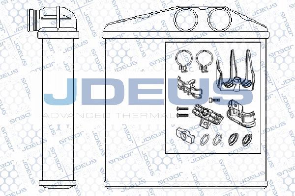 Jdeus M-220085A - Теплообменник, отопление салона autosila-amz.com