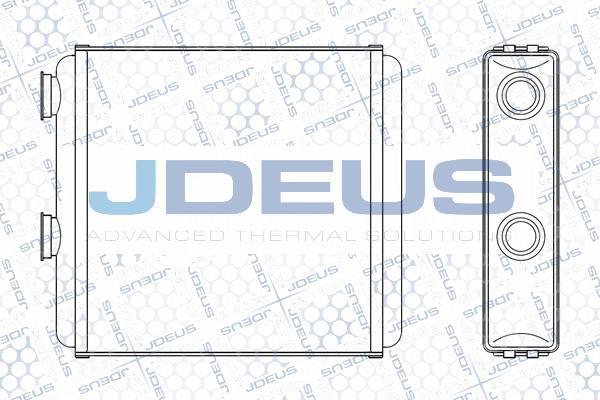 Jdeus M-220102A - Теплообменник, отопление салона autosila-amz.com