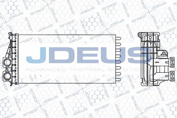 Jdeus M-2210420 - Теплообменник, отопление салона autosila-amz.com