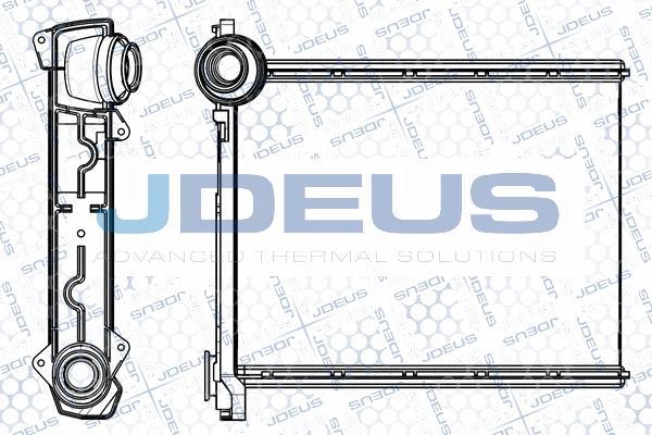 Jdeus M-2210380 - Теплообменник, отопление салона autosila-amz.com