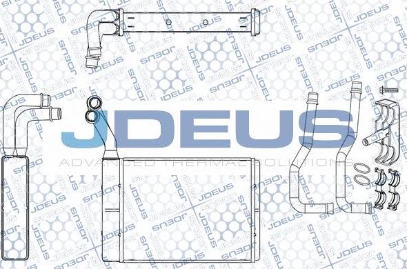 Jdeus M2210370 - Теплообменник, отопление салона autosila-amz.com