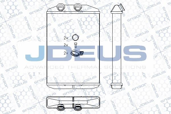 Jdeus M2231060 - Теплообменник, отопление салона autosila-amz.com