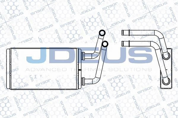 Jdeus M-223120A - Теплообменник, отопление салона autosila-amz.com