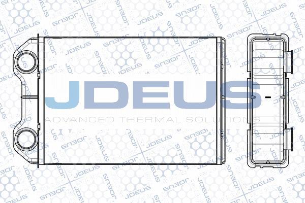 Jdeus M-270000A - Теплообменник, отопление салона autosila-amz.com