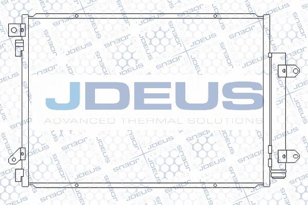 Jdeus M-7420330 - Конденсатор кондиционера autosila-amz.com