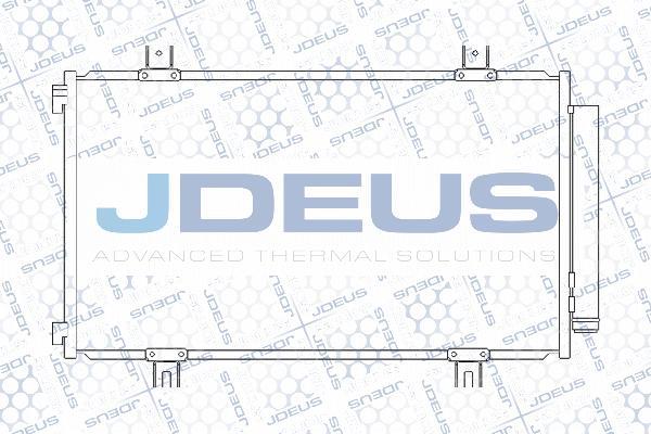 Jdeus M-7420320 - Конденсатор кондиционера autosila-amz.com