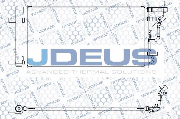 Jdeus M7540690 - Конденсатор кондиционера autosila-amz.com