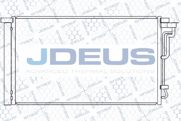 Jdeus M-7540630 - Конденсатор кондиционера autosila-amz.com