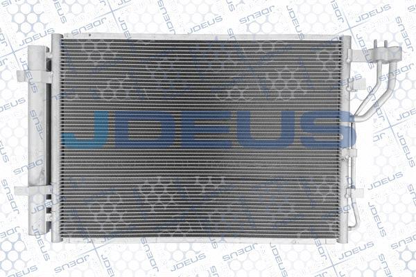 Jdeus M-7540001 - Конденсатор кондиционера autosila-amz.com